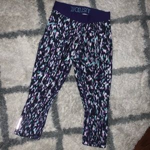 Nike just do it purple Capri leggings